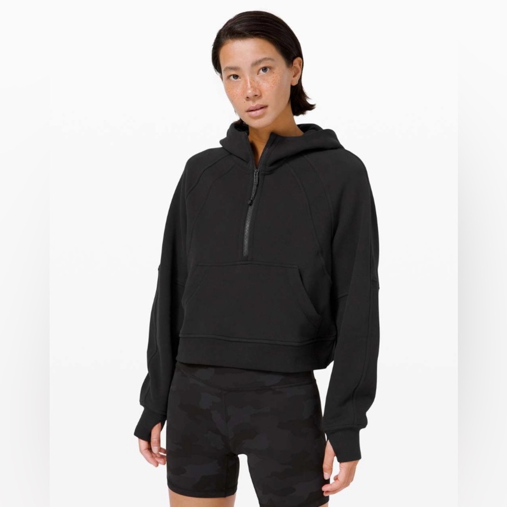Lululemon Scuba Oversized 1/2 Zip Hoodie M/L Women Activewear Loungewear Sporty